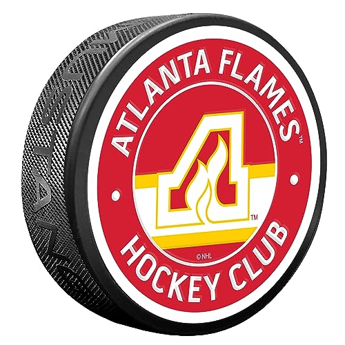 Sports Decor Atlanta Flames Vintage Stripe Puck