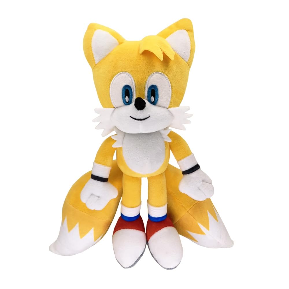 30CM The Hedgehog Plushies, Cute Stuffed Animal Toys, The Movie Plush Figure Collection, Knuckles Character Soft Toy for Kids Boys Girls Birthdays Gift (Yellow)