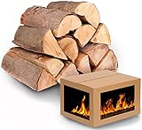 Brennholz Buche Kaminholz 300 Kg Buchenholz bis 400 Kg Scheitlänge 25 - 30 cm Feuerholz für Kaminofen, Grill