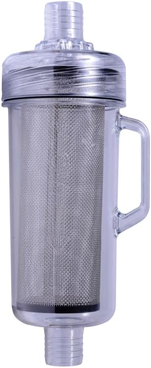 AC10CLEAR Transparent Truckmount Hose Mount Carpet Cleaning Lint Filter Hydro Filter Clear