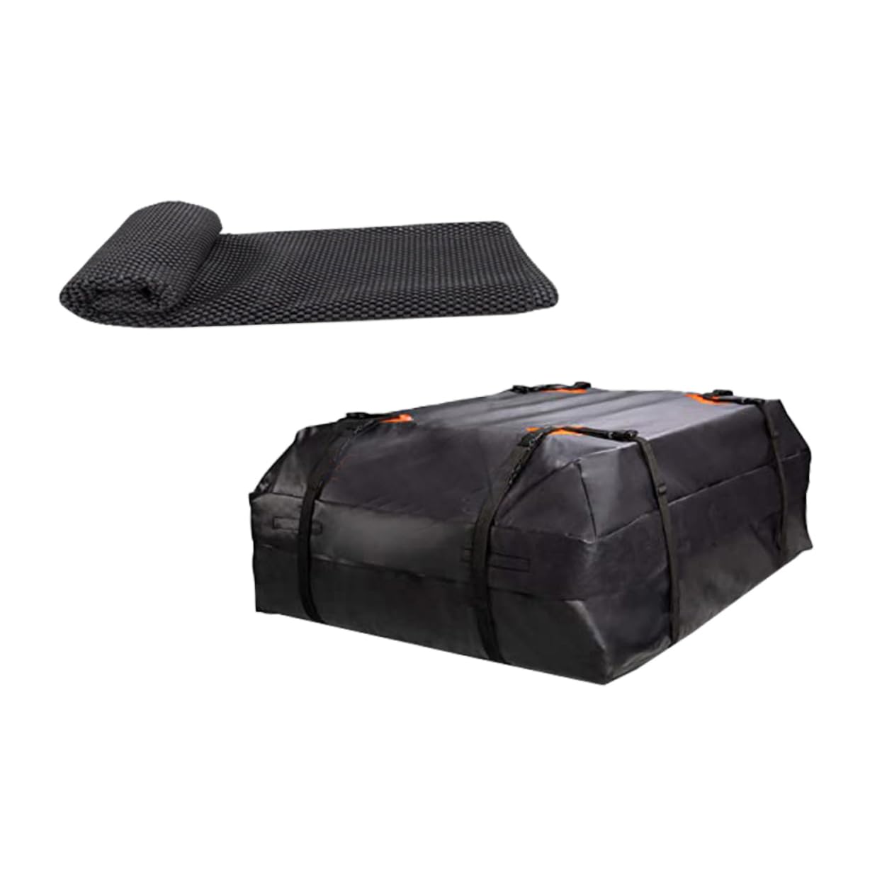 Ciieeo 1 Set Car Cargo Roof Bag Vehicle Roof Carrier Pouch for Efficient Storage Non Slip Base for Stability for Travel and