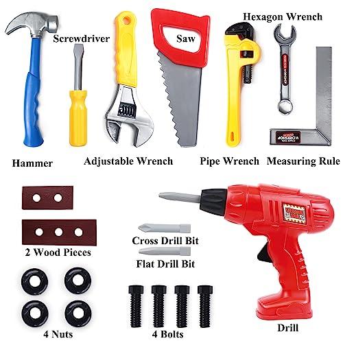 Yicoro 20616 Kids Tool Set – 20 Pcs Toddler Tool Set thumb #1