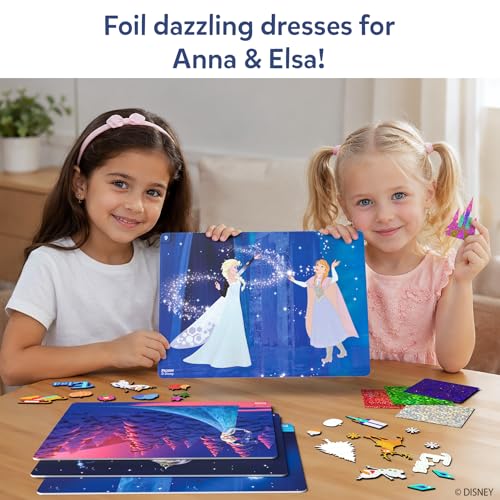 Image of Skillmatics Foil Fun - Disney Frozen, Mess-Free Art for Kids, Craft Kits & Supplies, DIY Creative Activity, Travel Toys, Gifts for Fans of Elsa, Anna, Olaff, Girls, Boys, Ages 4, 5, 6, 7, 8, 9