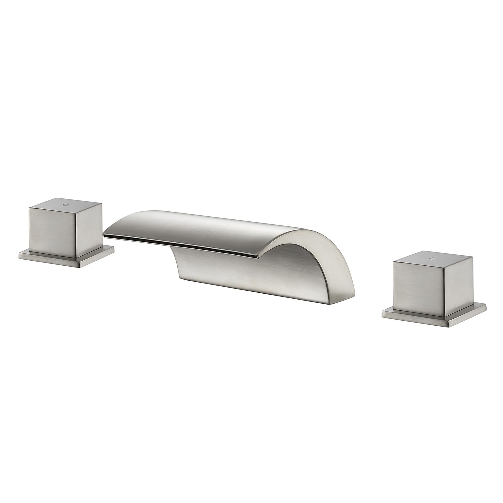 Deck Mount Roman Tub Faucet Set, Waterfall High Flow Bathtub