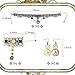 JeVenis Steampunk Accessories Women Vintage Clockwork Earrings Gloves Gothic Lace Wristband Bracelet Gear Choker Necklace Halloween Steampunk Costume