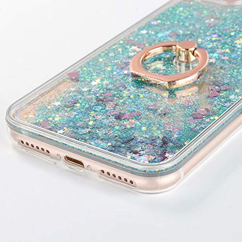 Glitter Hoes voor iPhone 6 Plus/6S Plus, LCHDA Blinkend Vloeibaar Drijfzand Glanzend Vloeiende Pailletten Helder Kristal… - Image 7