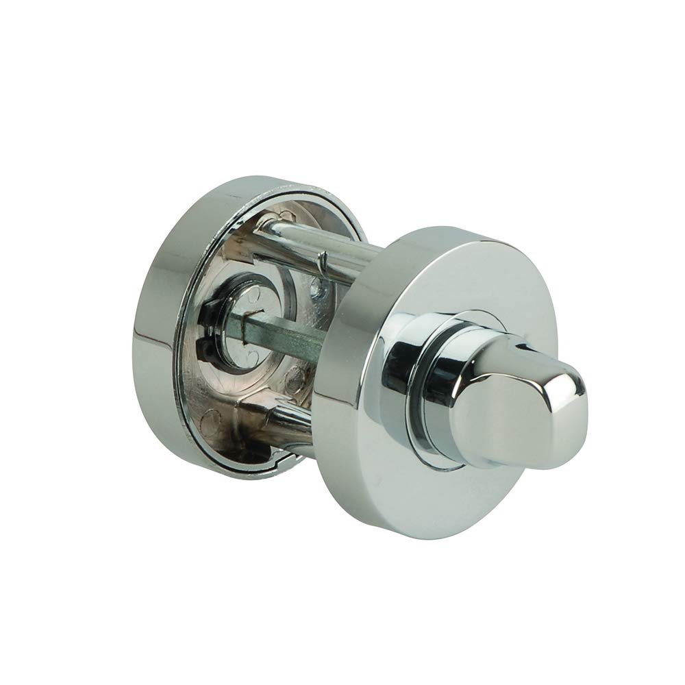 Polished Chrome Plated Jigtech Round Bath Turn & Release Set - Bagged