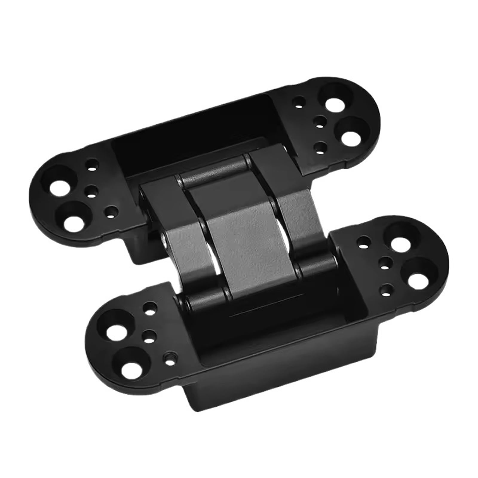 Kdhcvkz Black 2Pcs Wooden Doors Invisible Concealed Hinge 180 Degree(,40Kg-2Pcs)