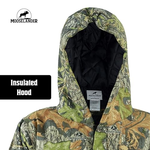 Kids Insulated Coverall with Hood - Mossy Oak Camo, Warm Hunting Suit for Kids with Zip Pockets & Storm Cuffs3