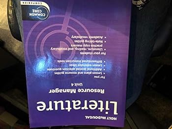 Holt McDougal Literature Grade 9 Resource Manager unit 4