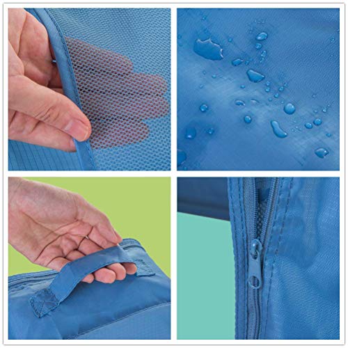 Travel Shoe Bags, Foldable Waterproof Shoe Puches Organizer-Double Layer (Multi-Colored4) #TOP5