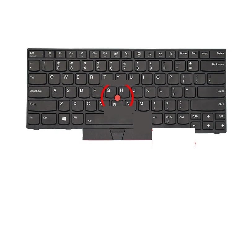 Clavier d'ordinateur Lenovo ThinkPad L380 R480 T490 US noir