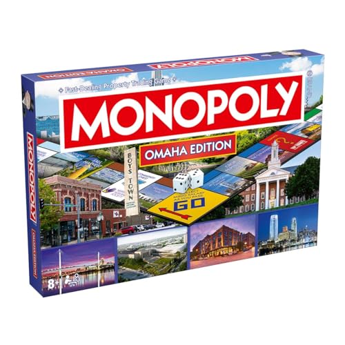Monopoly Omaha NE Edition 2-6 jugadores juego de mesa miniatura 1