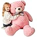 IKASA Orsacchiotto Gigante Giocattoli Soffici Animali Imbalsamati - Orso Grande Peluche Grandi Morbido Enorme Jumbo Orsi Morbidosi Grasso - Regali per Bambini Ragazze Ragazzi (Rosa, 120cm)