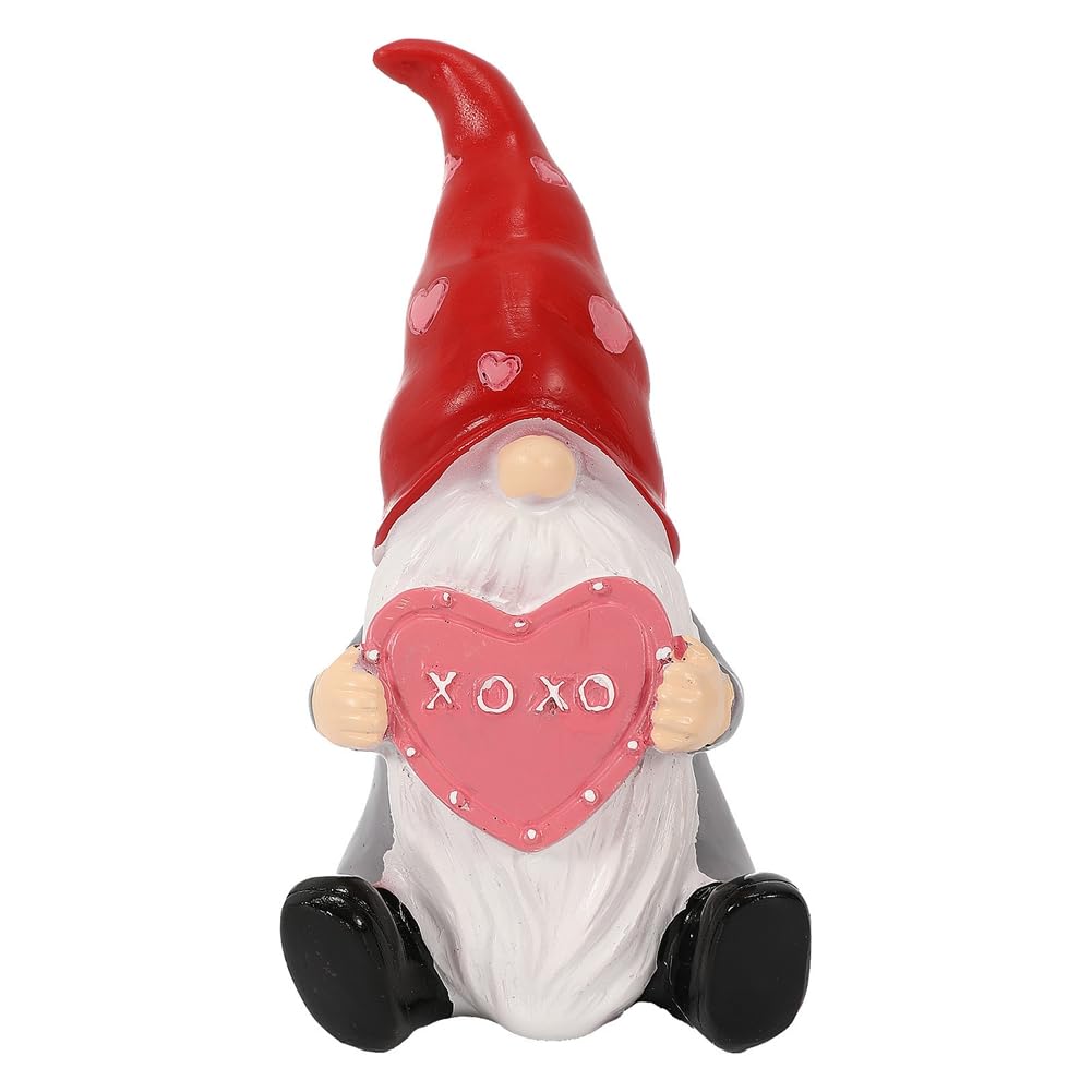 CTRLZS Valentine'S Day Gnomes Decor Table Decor Faceless Dwarf Resin Sculpture Desktop Gnomes Figurine Ornament for Desk Table