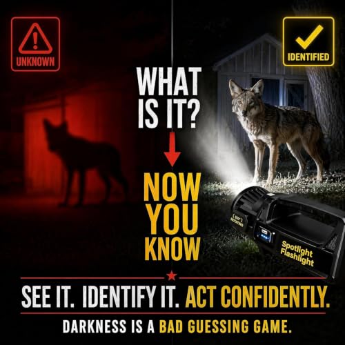 1300000 L Spotlight, Rechargeable Led Spotlight Flashlight with 350° Rotate Head, 9 Modes Super Bright Spot Lights Outdoor Handheld, IPX6 Waterproof Solar Flashlight for Emergencies - image 6