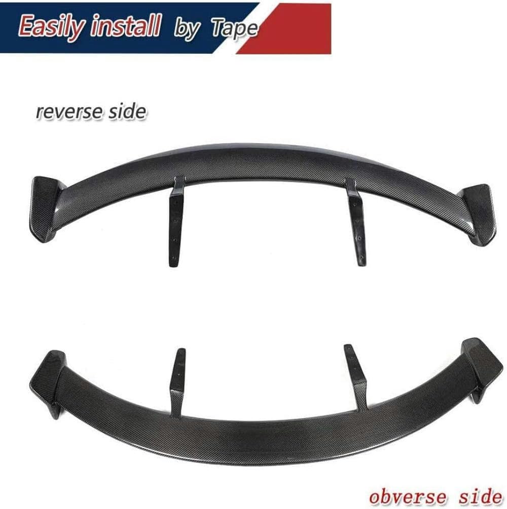 Carbonfaser-Heckscheiben-Dachspoiler, Passend Für Mazda 3 Axela Schrägheck 4-Türer 2014–2019. Fensterspoiler (Carbon), Carbon