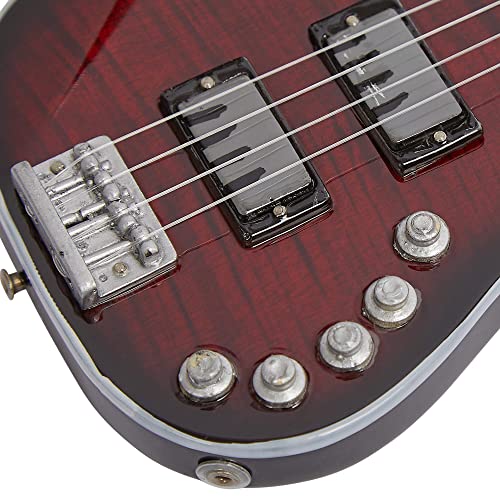 Roger Glover (violet foncé) : Vigier – Réplique de guitare miniature – Cadeaux musicaux – Ornement fait à la main - Les Beatles, Paul McCartney, John Lennon, RIngo Starr, George Harrison Roger Glover (violet foncé) : Vigier – Réplique de guitare miniature – Cadeaux musicaux – Ornement fait à la main – Image 5