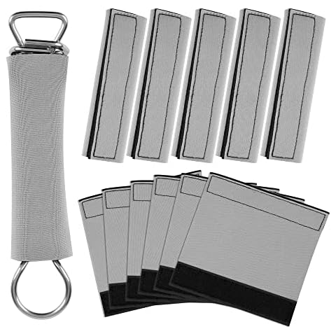 WBCBEC 12PCS Sleeves for Pool Safety Cover Springs, Pool Cover Spring Sleeves, Reusable Protective Spring Cover, Spring Sleeves for Winter Safety Pool Covers, Springs Not Included Cover