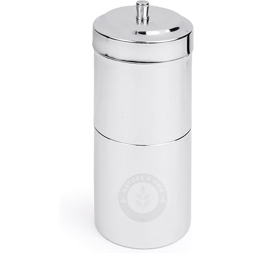 Craftonus South Indian Filter Coffee Maker 200 ML,2-4 Cups Stainless Steel Coffee Maker, Drip Coffee Brewer, Madras Kaapi Kappi, Coffee Decoction Maker Small