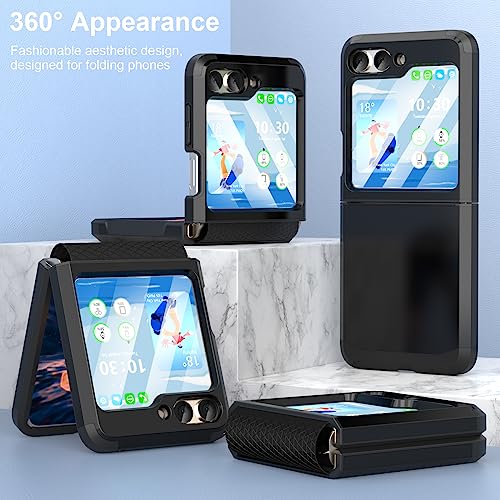 Sqmcase SQM2608-01 Designed For Galaxy Z Flip 6 Case With Hinge Protection For Samsung Flip 6 Case Heavy Duty Full Body Protective Phone Case Cover thumb #3