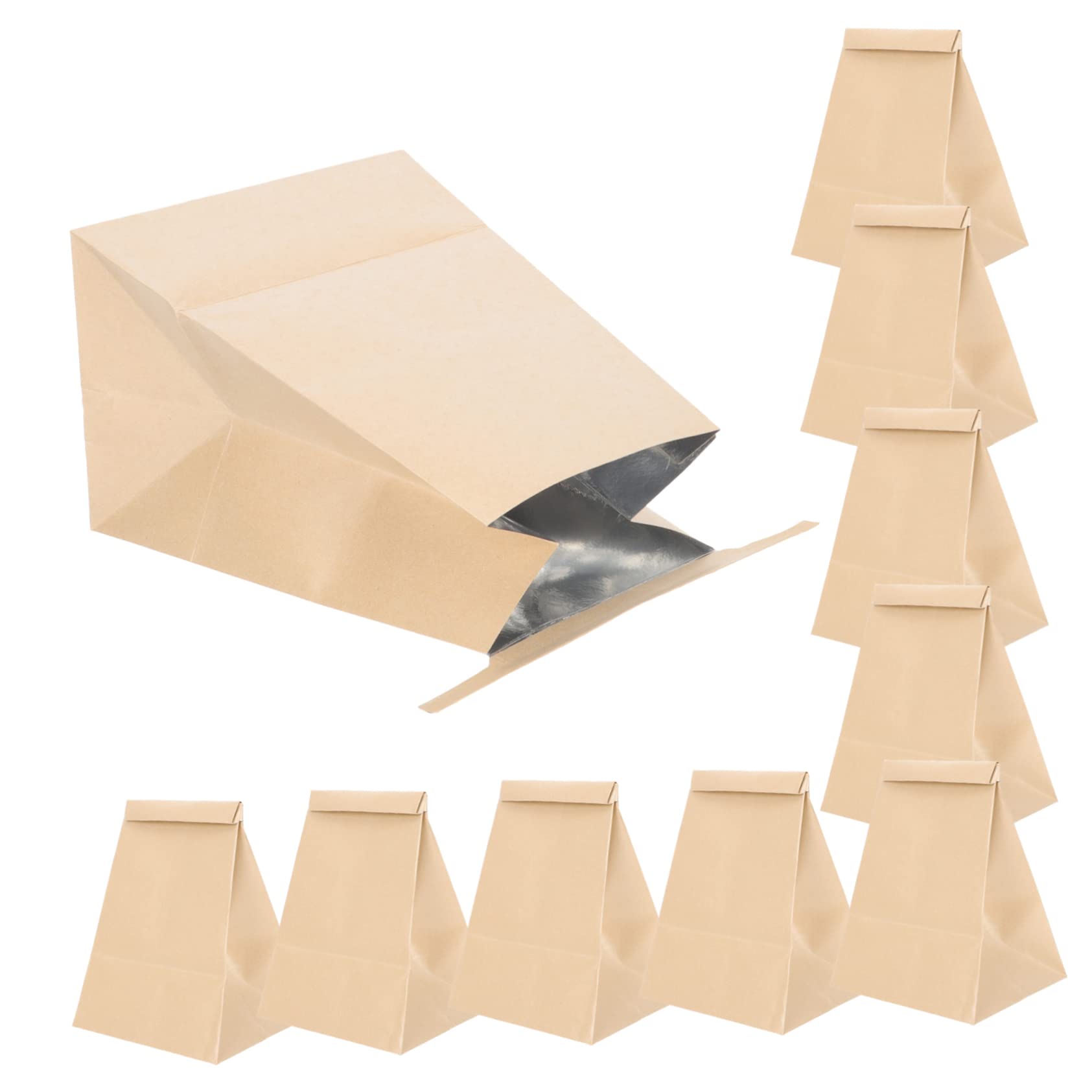 CHILDWEET Practical Vomit Pouches 10 Pack Paper Bags for Airsickness Absorbent Vomit Bags Large Capacity Travel Garbage