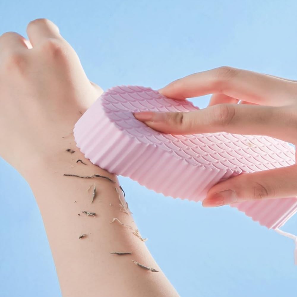 Exfoliating Bath And Shower Massage Sponge For Adults And Kids Pack Of 9 Body Scrubbing Sponges For Men And Women Great For Removing Dead Skin Cells