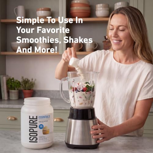 Isopure Essentials 100% Whey Protein Powder, Vanilla Buttercream 13.29 OZ - image 9