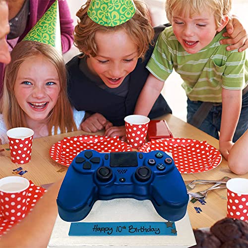 MEZHEN Silikonformen Gamepad Backform Game Controller Kuchenform Silikon Form 3D Kuchenbackform Mousse Videospiel Motivbackformen Gelee Dessert Seifenform Geburtstag