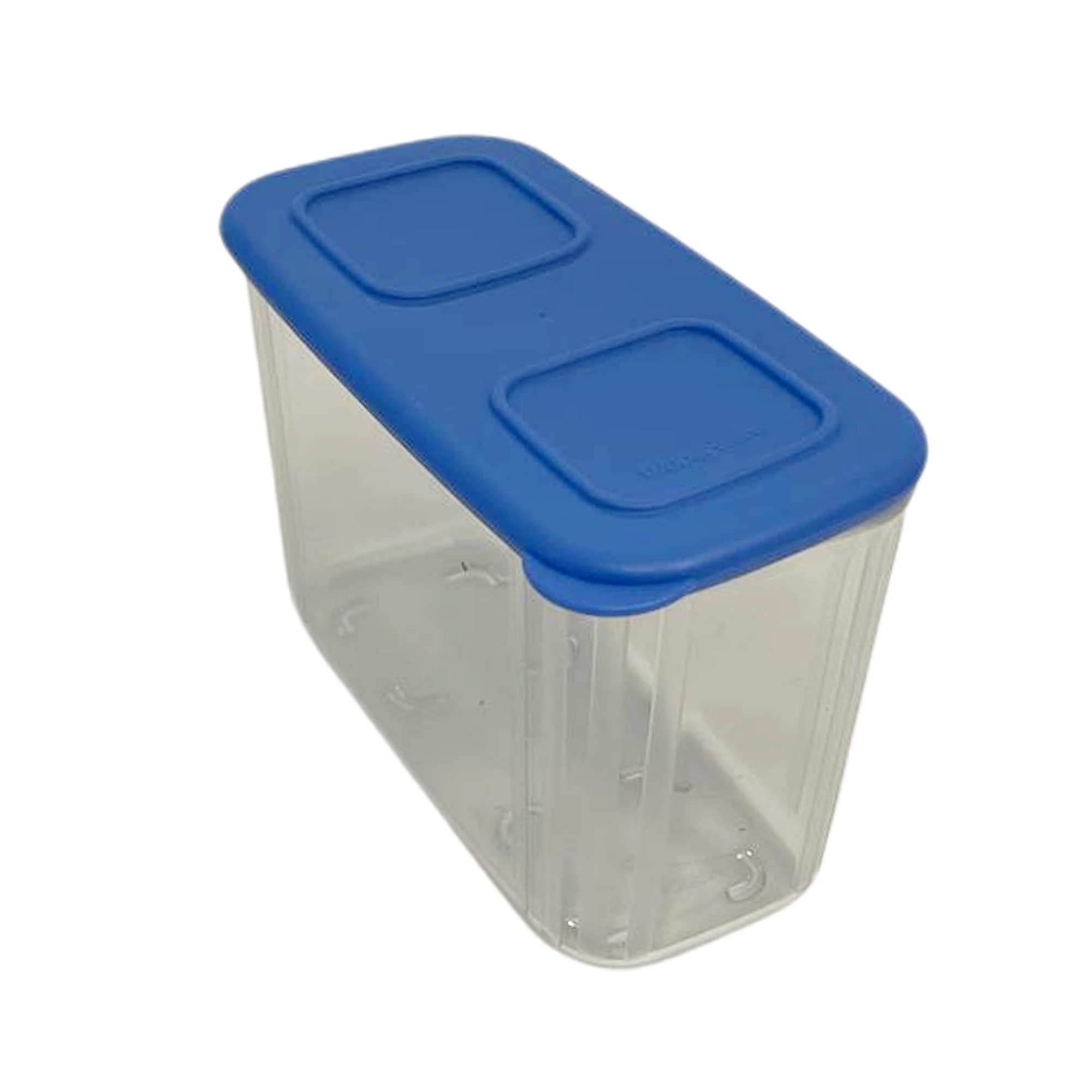 Tupperware 2'li Set Şeffaf ve Taze 715 ml Şeffaf Mavi Buzdolabı Sistemi Taze Sistem Konteyner Kapaklı Dikdörtgen