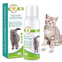 Chaohua Katzenabwehrspray, 150ml Fernhaltespray Katzen für Innen und Außen, Anti Katzen Spray, Katzenschreck Spray für Pflanzen, Sofas, Böden, Möbel, Schützt Ihr Zuhause