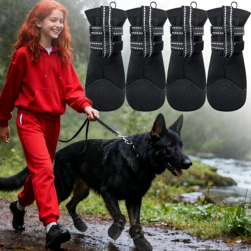Chaussures pour chien pour trottoir chaud imperméables et durables - 4