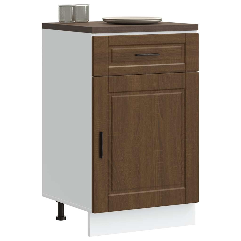 vidaXL Armoire de Cuisine Porto chêne Marron Bois d'ingénierie