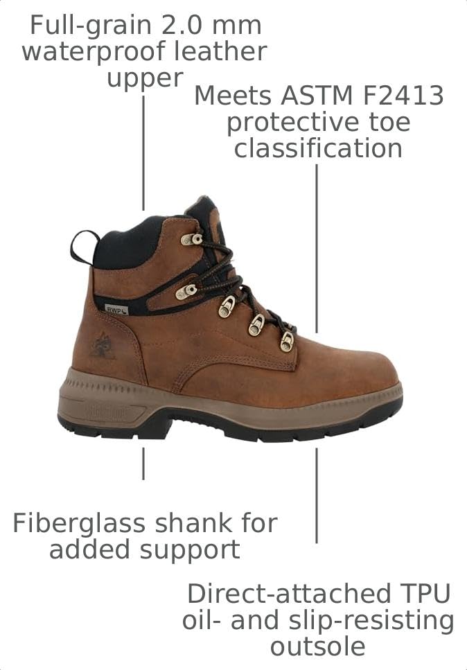 Image of ROCKY Worksmart Waterproof Composite Toe Pull-On Work Boot