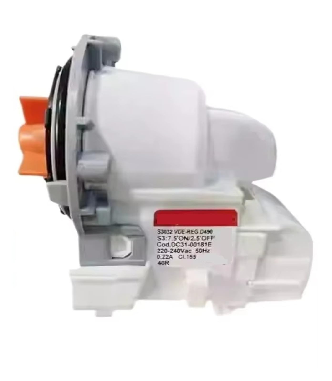 Pompa scarico lavatrice Per Samsung S3032 220V 50Hz DC31-00181E Motore della pompa di scarico Lavatrice Rondella Parti di drenaggio