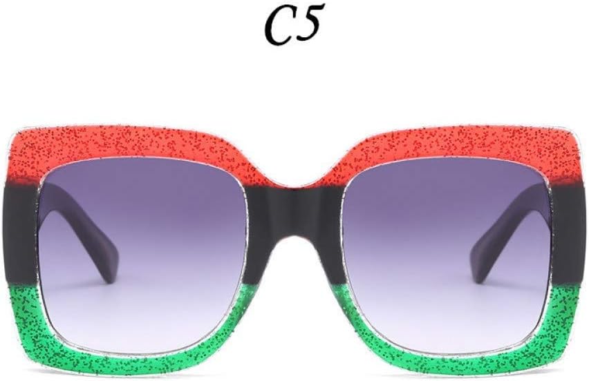 Round Retro Oversized Sunglasses for Women with Colored and Neutral Lens