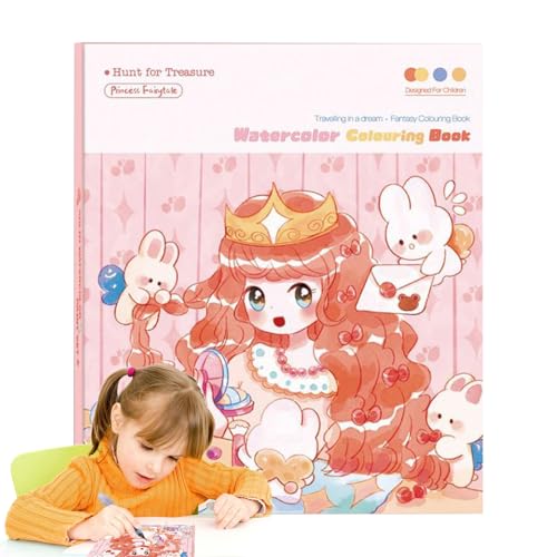 Kit de livre aquarelle portable enfants : matériel peinture voyage et école 3 ans et plus