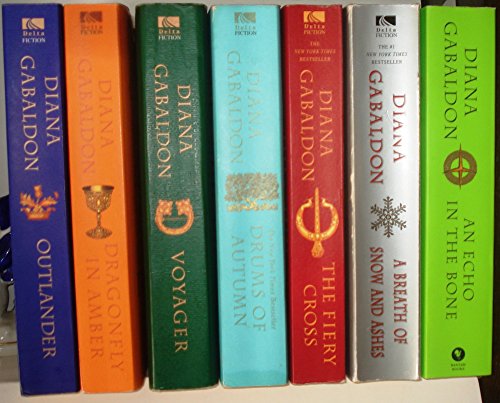 5 Large Paperbacks: Outlanders Series - Outlander, Dragonfly in Amber, Voyager, Drums of Autumn + A Breath of Snow and Ashes (Outlander Set Series Collection, Vol. 1, 2, 3, 4, 6)