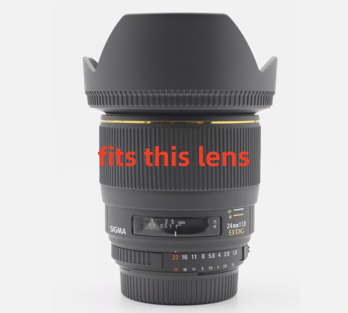 NEW Genuine 77mm Lens Hood LH825-03 Compatible with Sigma 24mm f/1.8 EX DG Macro