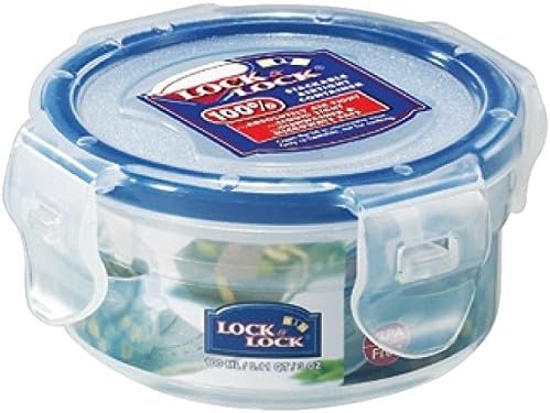 Lock & Lock, No BPA, Water Tight, Food Storage Container, 3-oz, Pack of 4, HPL931