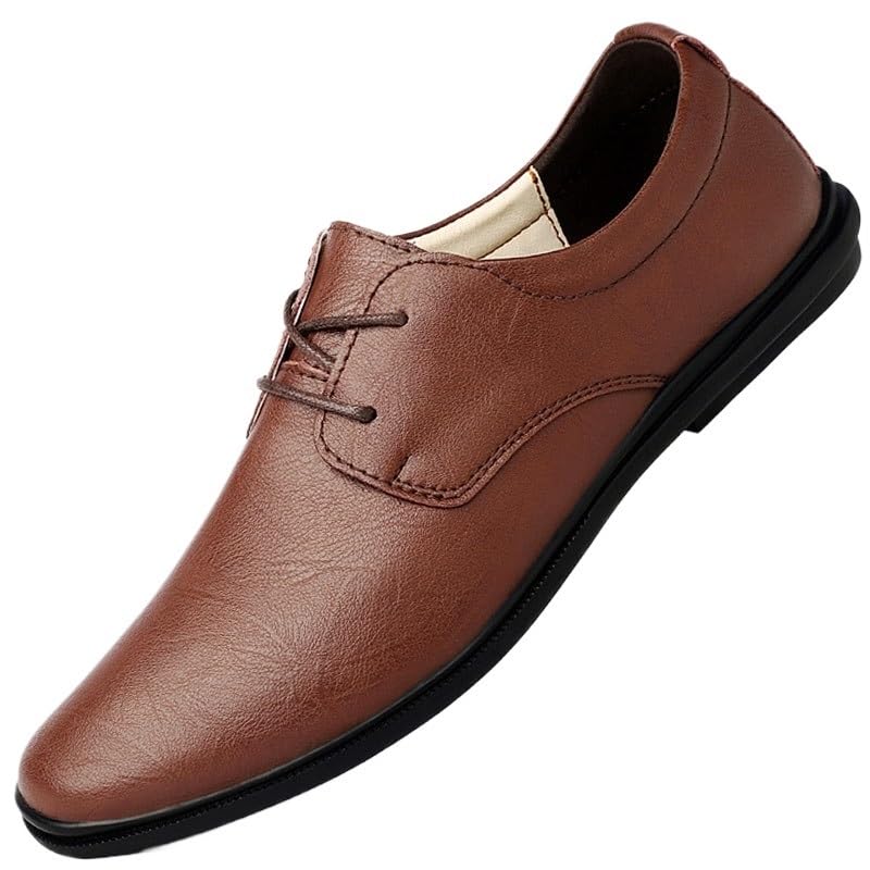 Men's Orthopedic Dress Shoes Business Oxford Shoes Casual Leather Walking Flats