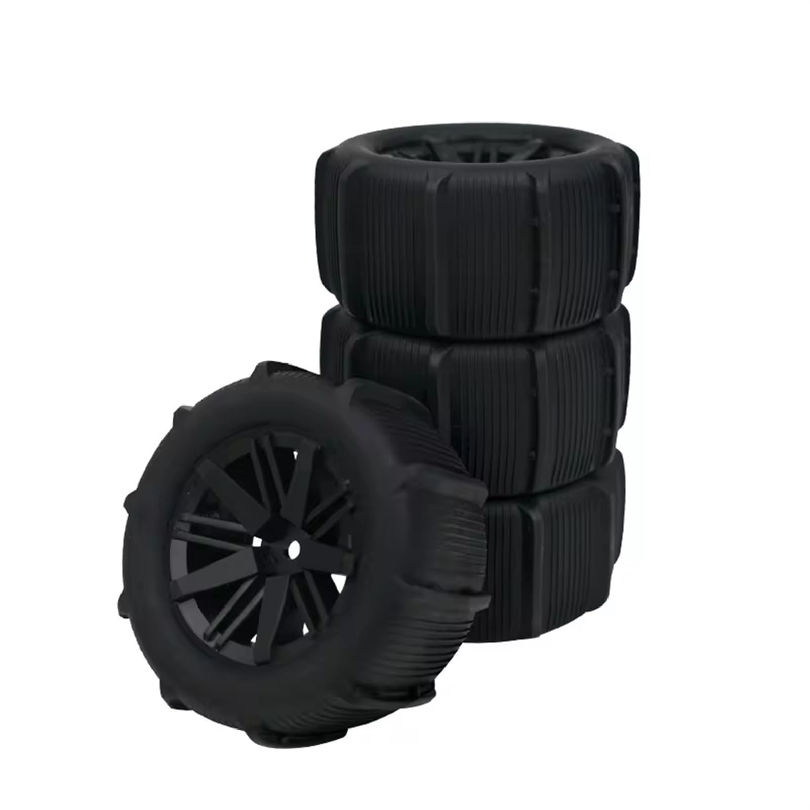 para MJX para Hyper ForGo 16210 16208 para Wltoys 144010 124016 124017 para HBX16889B para SCY 16101 Ruedas De Paletas R/C Coches/Camiones 4PCS Neumático