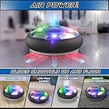 Hover Football Toys for Boys Gifts, Rechargeable Air Floating Soccer Ball with LED Lights, Indoor Foam Bumper Ball Games for Christmas Xmas Birthday Presents for 3 4 5 6 7 8+ Year Old - Image 2