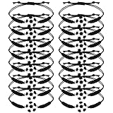 SPOKKI 16 Fußball-Armbänder, Gewebte Armbänder für Kinder, Verstellbare Fußball-Armbänder, Geburtstagsgeschenke Fußball-Geschenke für Jungen und Mädchen