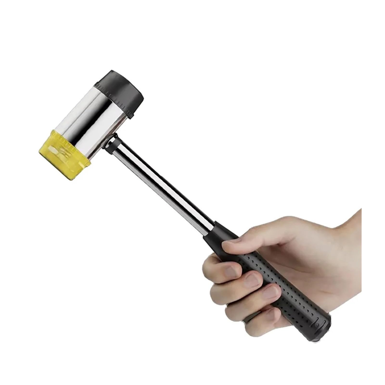 1pc Rubber Mallet, Dual Head Soft Hammer, Insulated Detachable Handle for DIY & Home Tools,20/25/30/35/40mm(30mm)