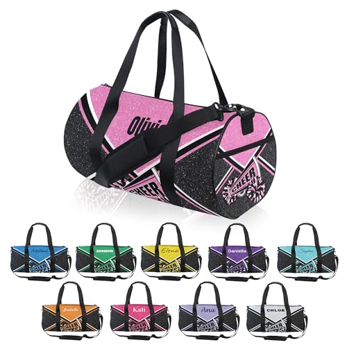 Personalized Cheerleading Bag, Custom Cheer Sport Duffel Bags with Name, Gym Bag for Cheerleaders, Cheerleader Gift