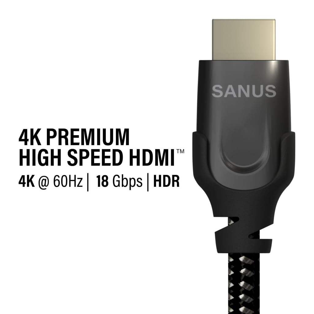 Sanus SAC-20HDMI7 2.0 4K 18Gbps Premium Certified High Speed Cavo HDMI con Ethernet (7 metri/22.96 piedi)
