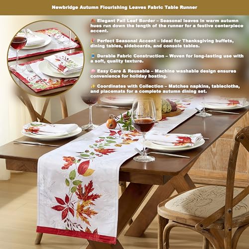 Servilletas de Tela Newbridge Flourishing Leaves Set x4 miniatura 6