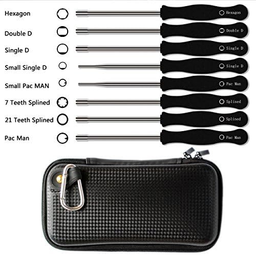 Carburetor Adjustment Tool Kits , DIKOO 8 Pcs Carburator Adjustment Tool Kit with Carrying Case for Common 2 Cycle Carburator Engine