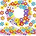 LoveInUSA 160 PCS Foam Flower Shapes Sticker for Kids DIY Art Project Hand Craft(Not Self-Adhesive)